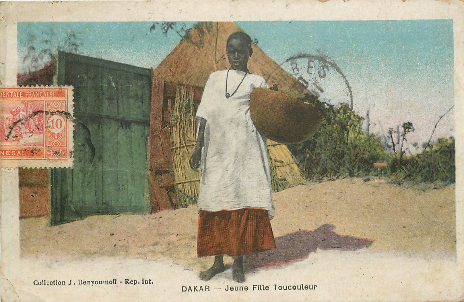CPA Dakar Jeune Fille Toucouleur 
