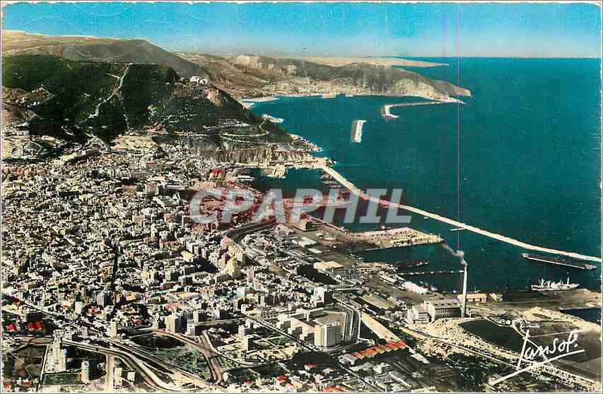 CPM Oran Vue aerienne 