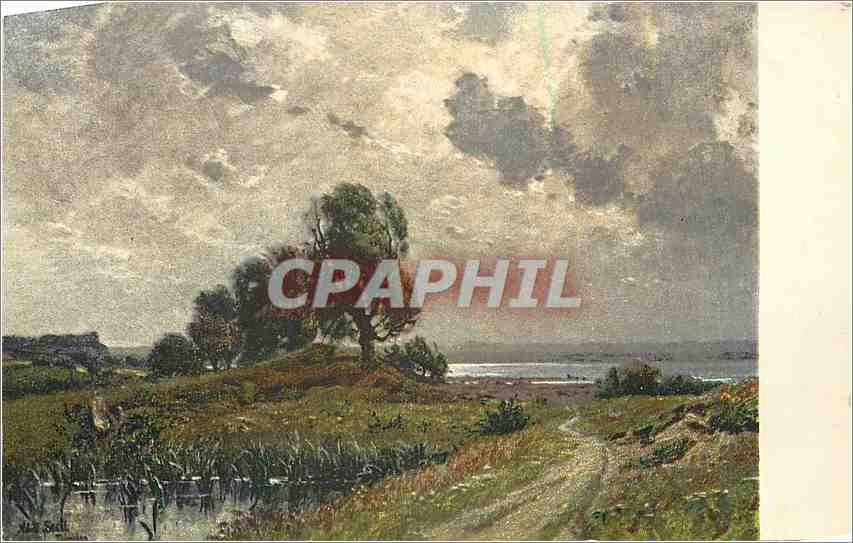 CPA Adolf Stabli Jour d'orage 