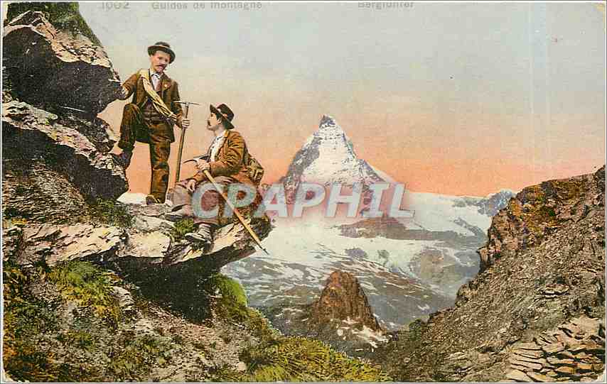 CPA Guides de montagne Alpinisme
