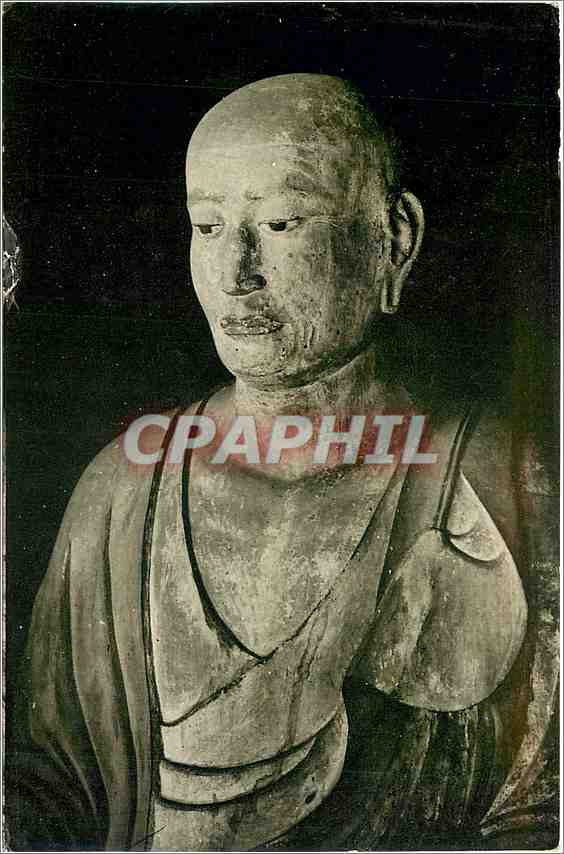 Statue de moine bouddhiste — Temple Tōdai-ji, Nara — Éditeur : Tōdai-ji (Tōdai-ji Kōzan-ō) — N° de série : 1