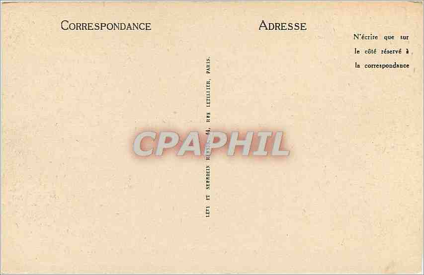 CPA Beauvais Square de la Gare l'Avelon et le Therain  — Rückseite