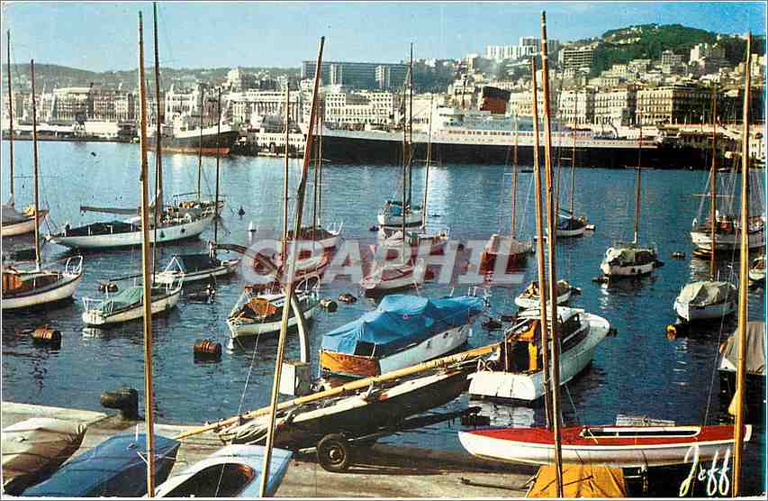 CPA Alger Le port et vue generale 