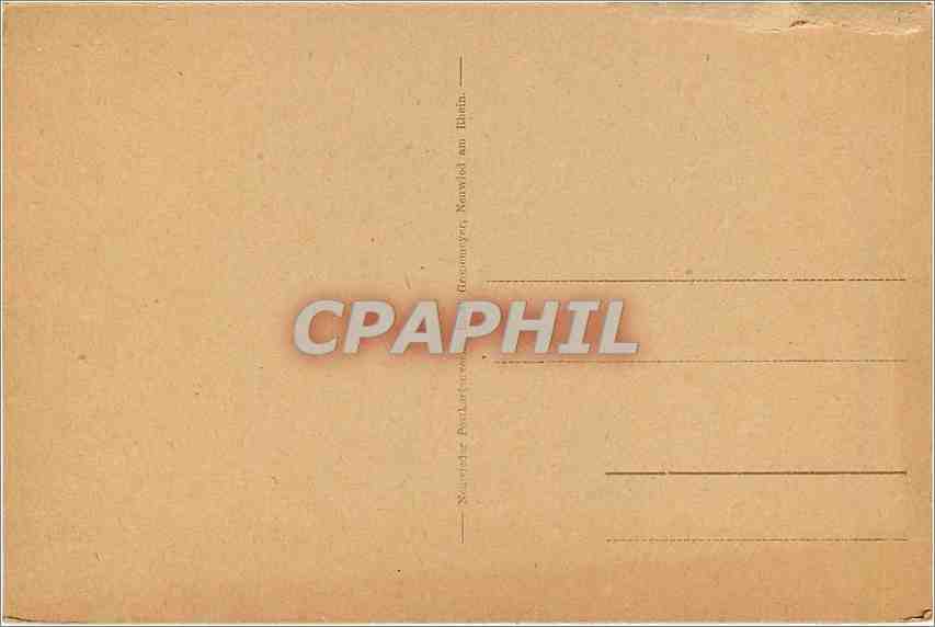 CPA Nuewied Provinzial Taubstummenanstall  — Rückseite