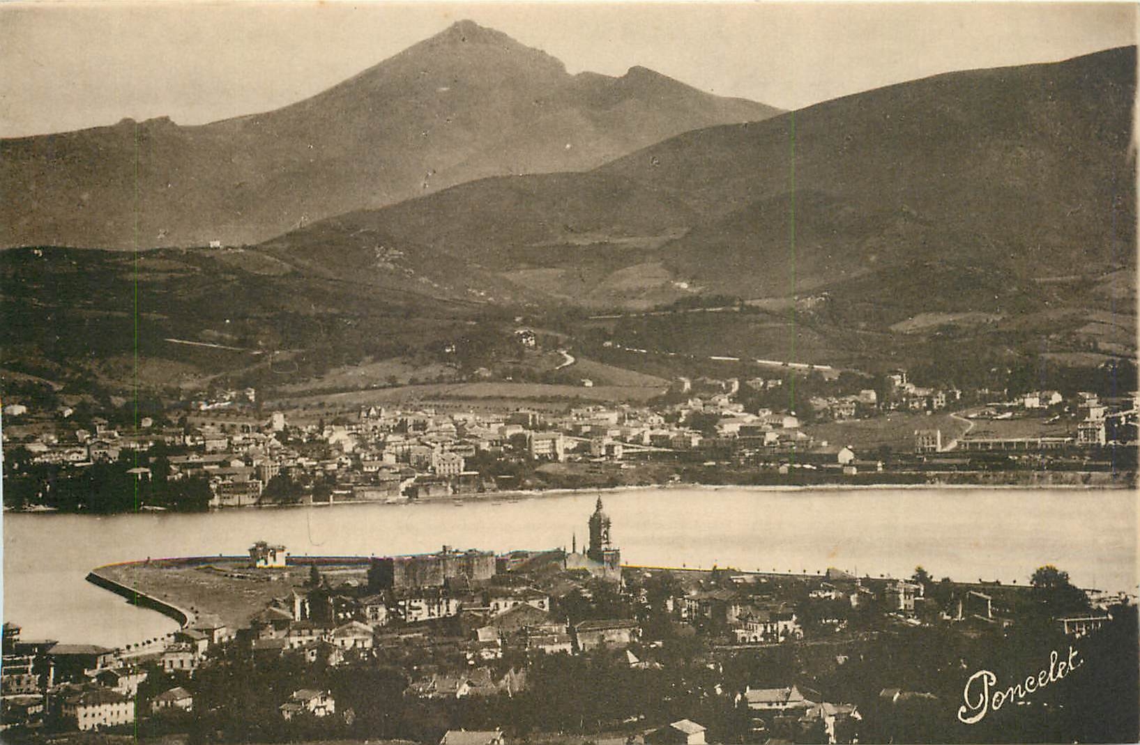 CPA Frontera espanola Vista de Fuenterrabla 