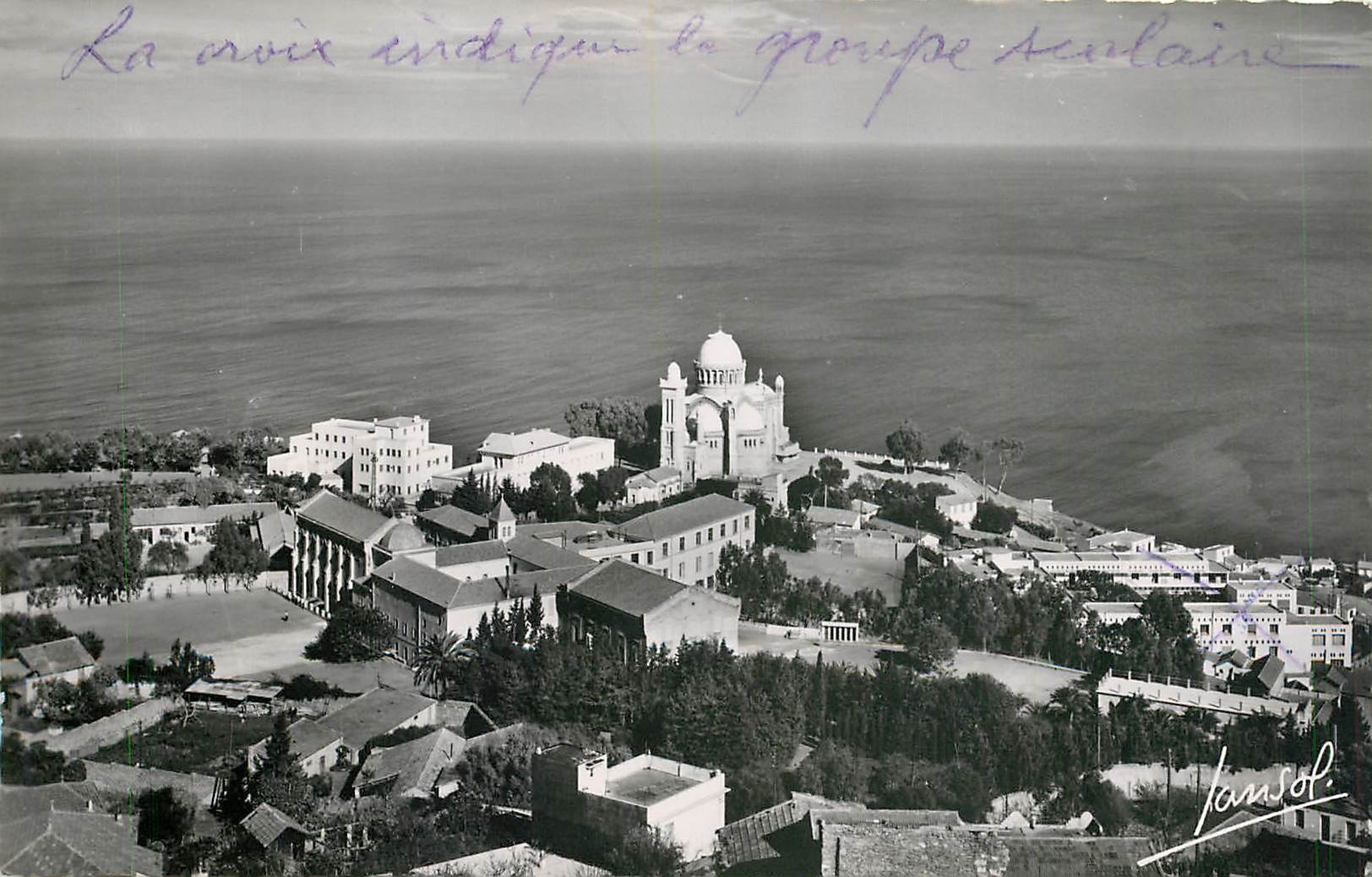 CPM Alger Vue panoramique de Notre Basse d'Affrique 