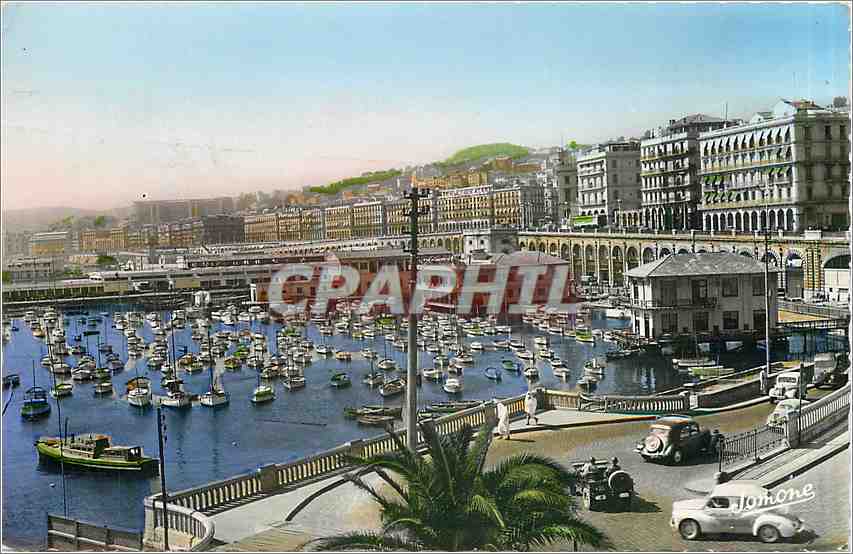 CPA Alger Rampes de l'Amiraute et Boulevard Amiral Pierre 