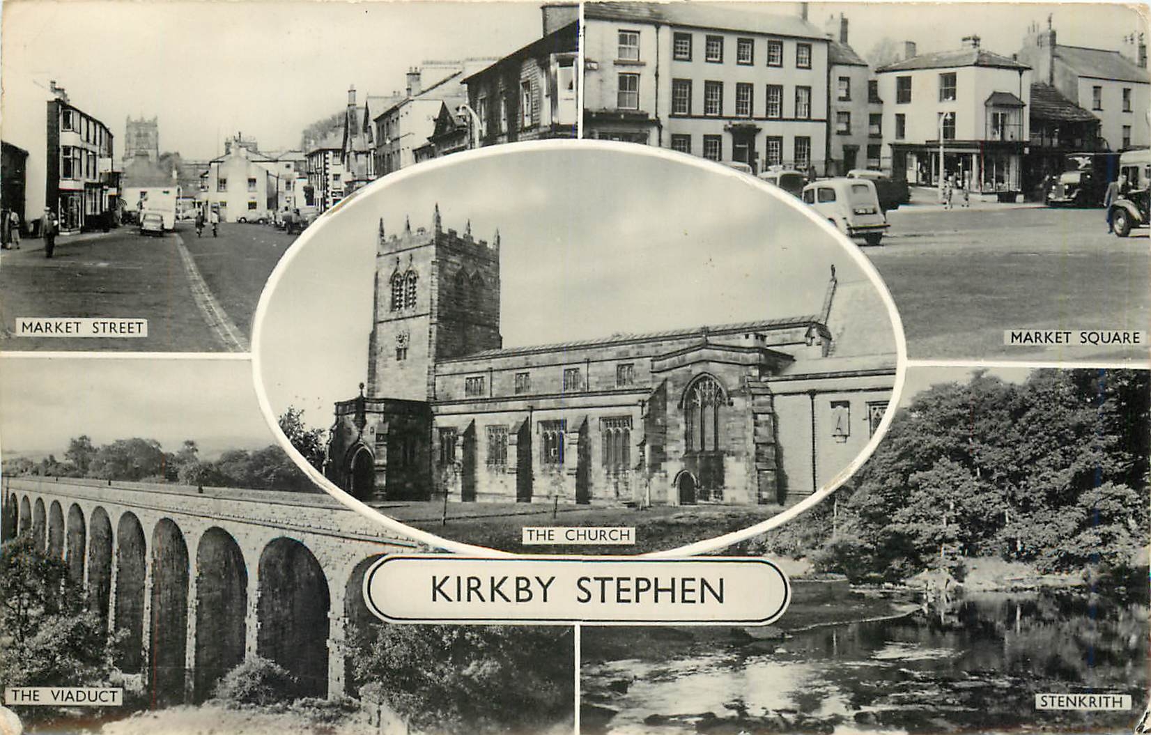 CPA Kirby Stephen Market Street The Church Market Square The Viaduct Stenkrith 