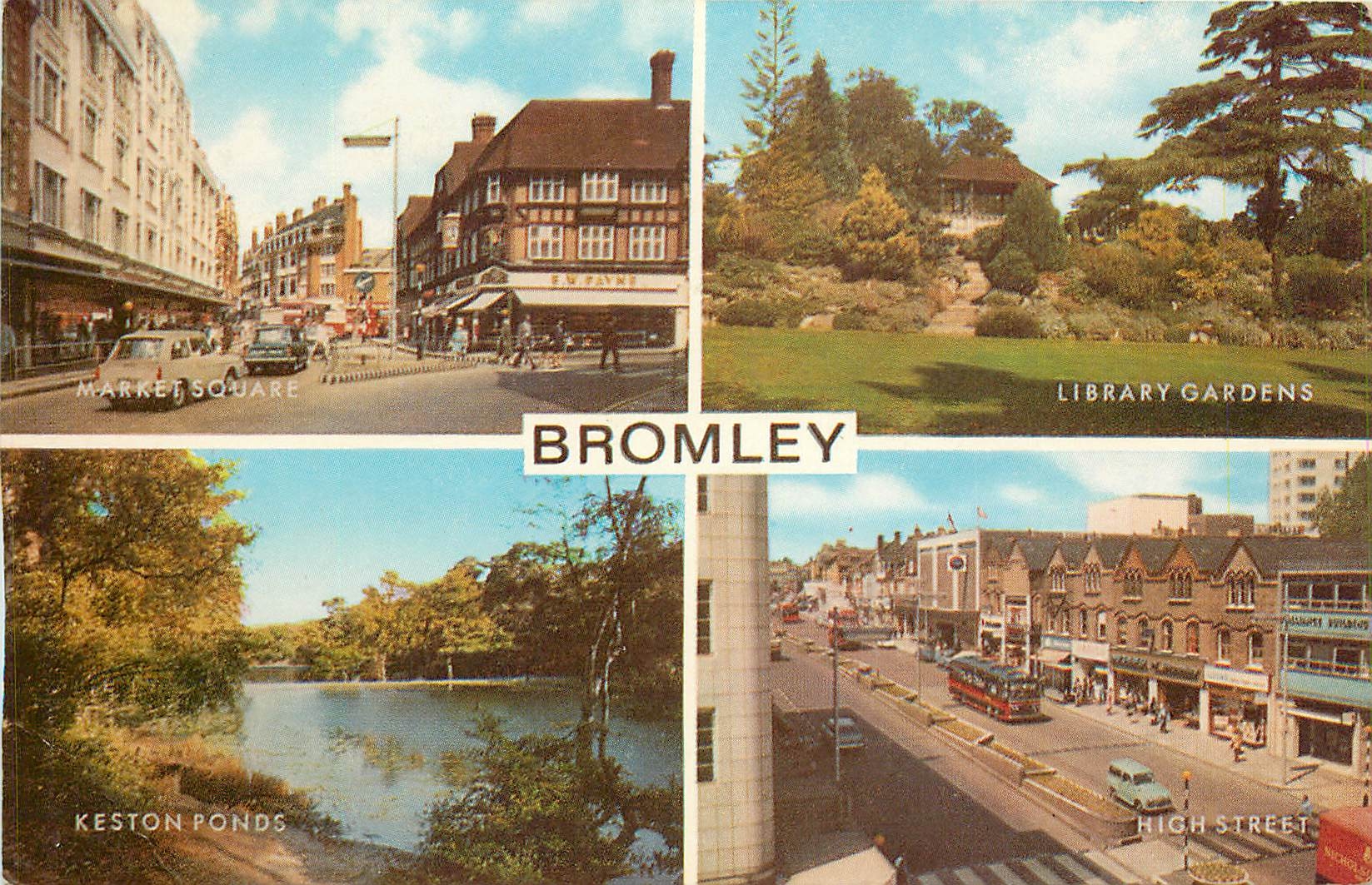 CPM Bromley Market Square Keston Ponds Library Gardens High Street Bibliotheque
