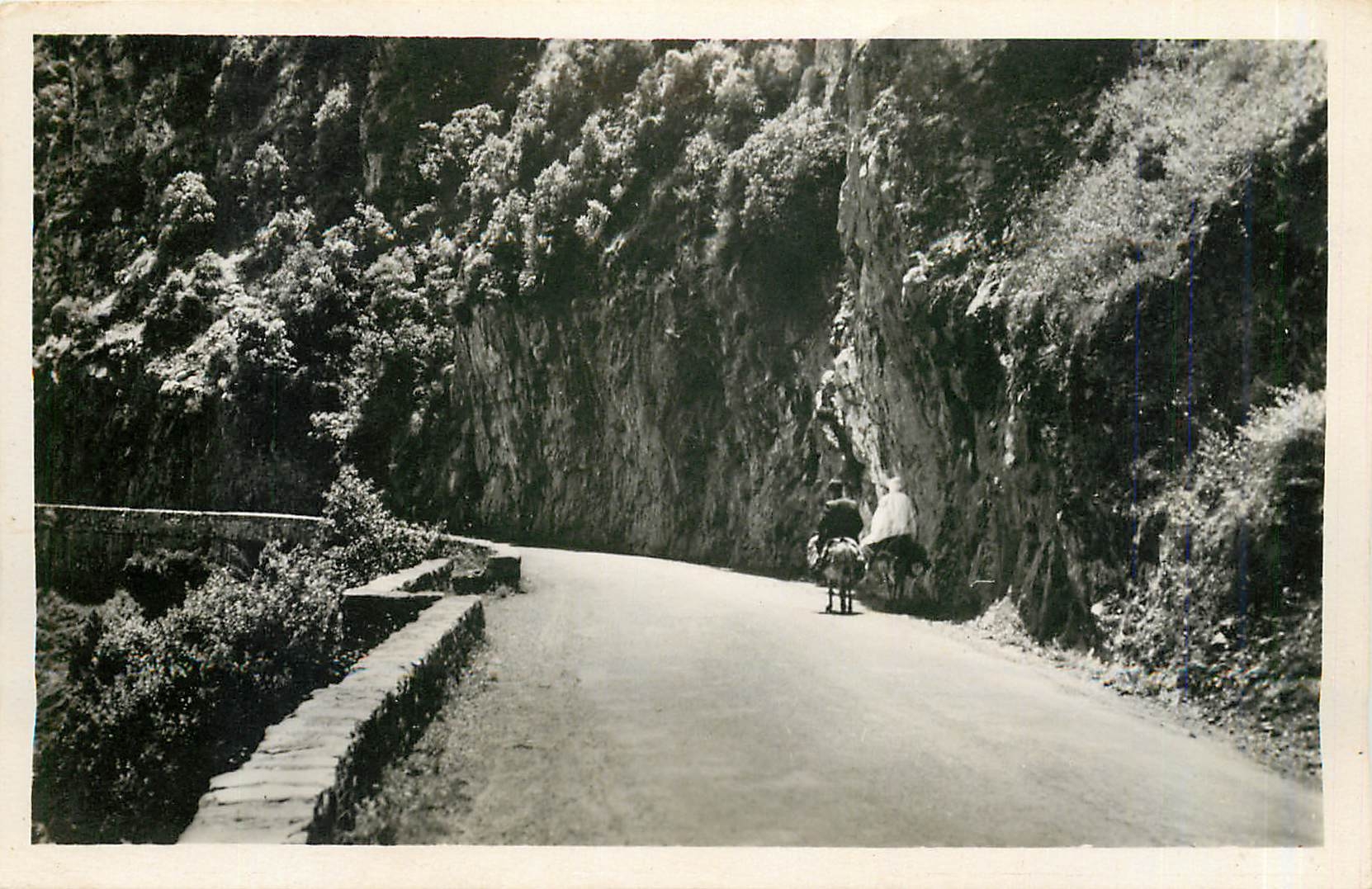 CPA Route de la Corniche entre Bougie et Djidjelli Cap Aokas 