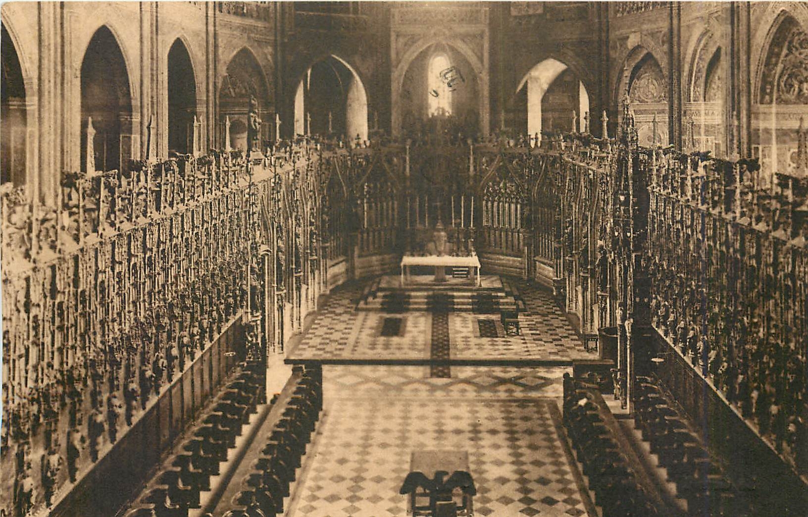 CPA Albi Cathedrale Ste Cecile Le Grand Choeur et le Maitre Autel 