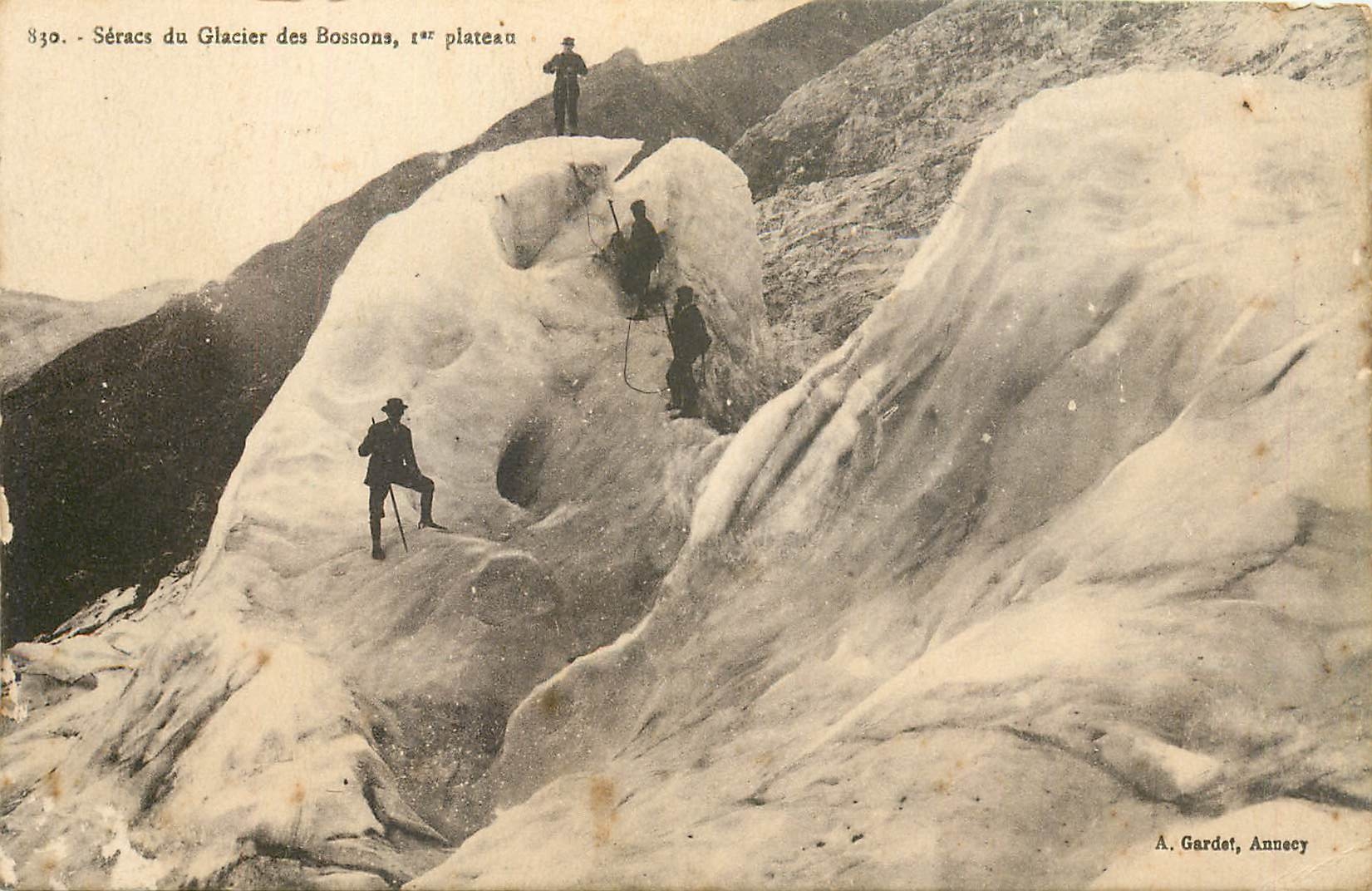 CPA Seracs du glacier des Bossons Alpinismes