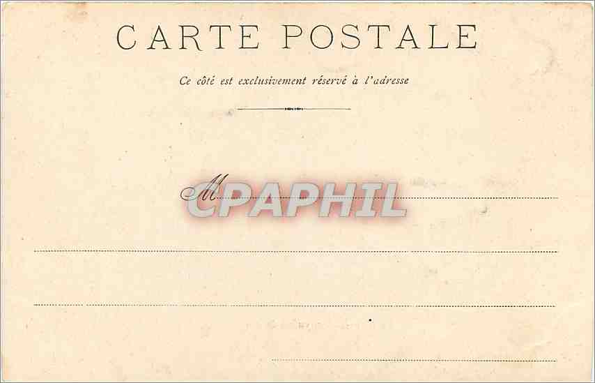 CPA Le Mont Blanc vu du Jardin  — Rückseite