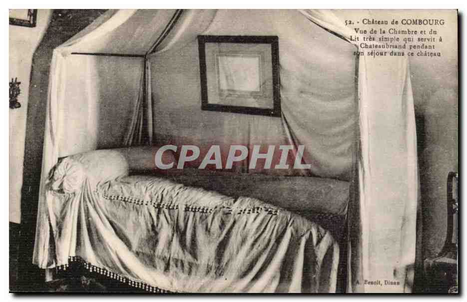 Château de Combourg — Chambre de Chateaubriand — A. Pesolt, Dinau