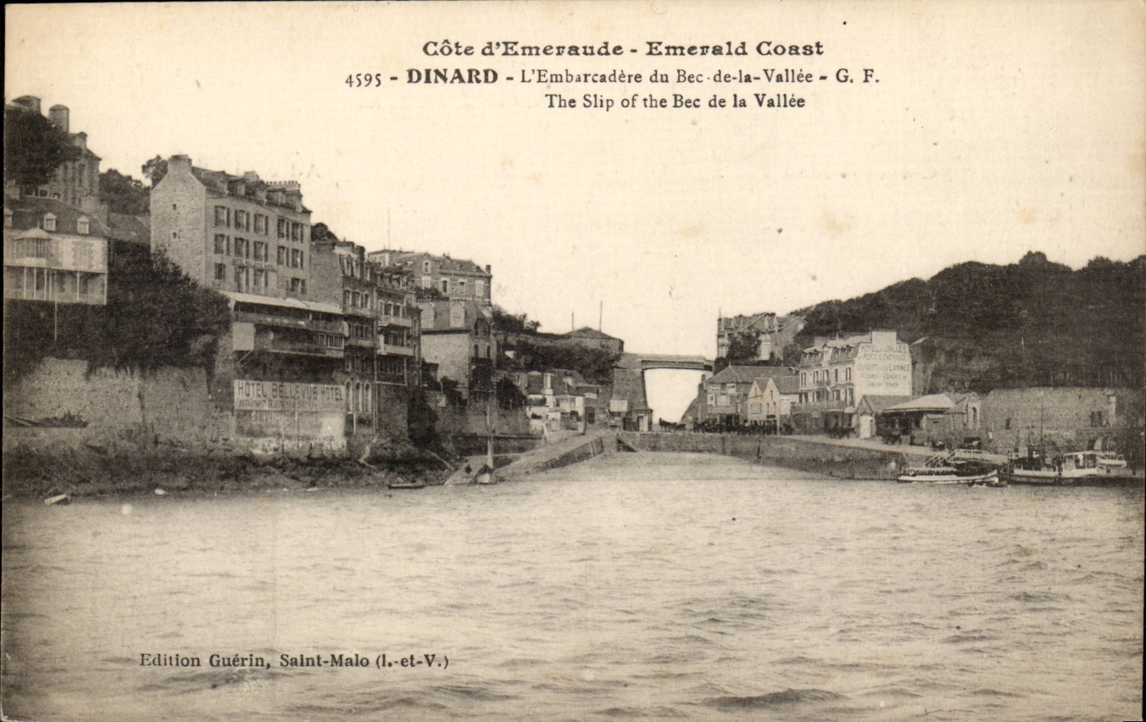 Dinard - L'Embarcadère du Bec-de-la-Vallée — Édition Guérin, Saint-Malo (I.-et-V.)