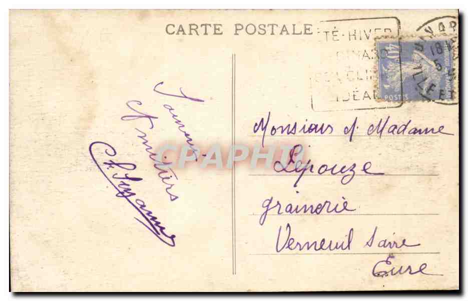 Côte d'Émeraude - Emerald Coast — Les Bords de la Rance — Dinard la Vicomte — Édition Guérin, St-Malo (I.-et-V.) — Reverso