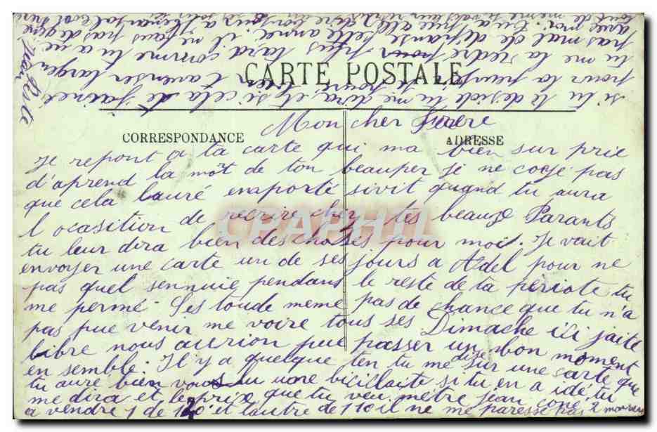 Parame - Le Grand Hotel et l'Heure du Bain Cote d'Emeraude - Emerald Coast - CPA  — Rückseite