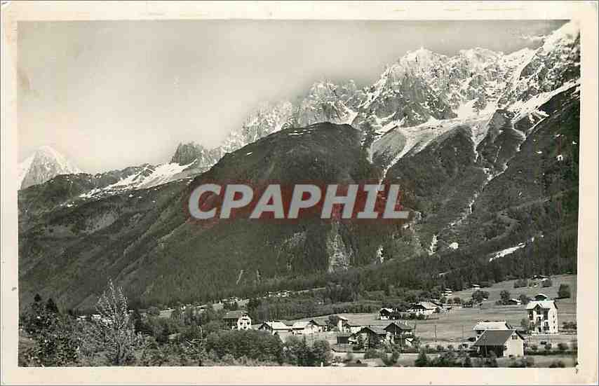 CPA Les Bossons et les Aiguilles de Chamonix 