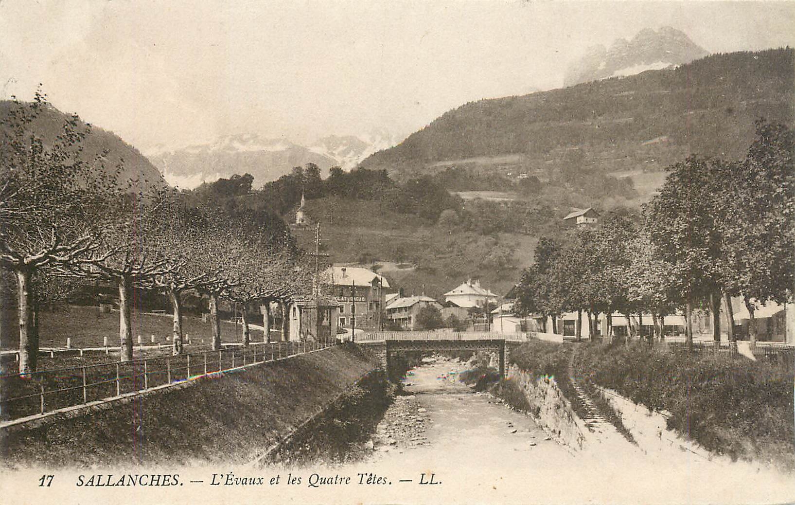 CPA Sallanches L'Evaux et les Quatre Tetes 