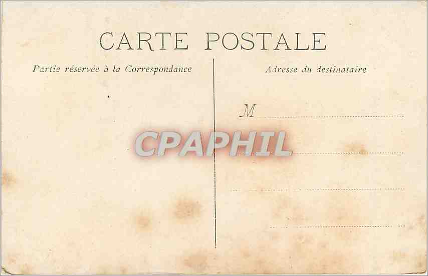 CPA Montanvert et Aiguille du Dru  — Verso