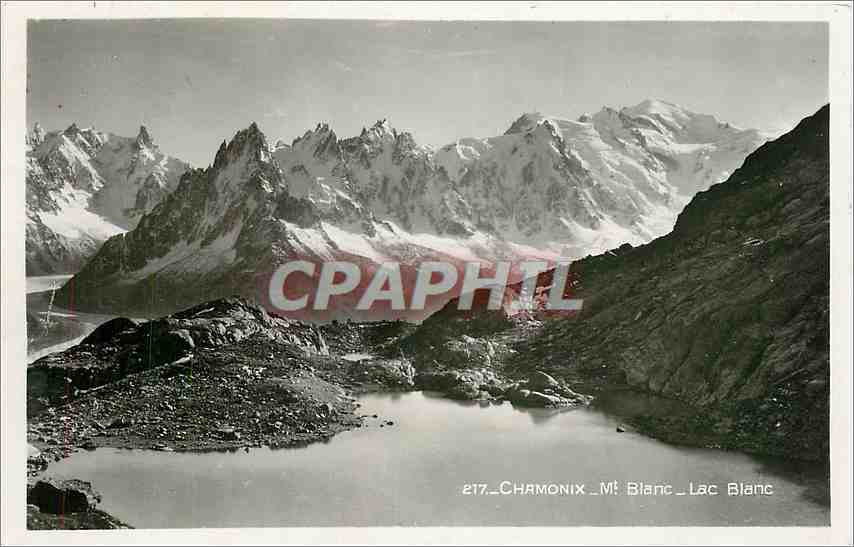 CPA Chamonix Mt Blanc Lac Blanc 
