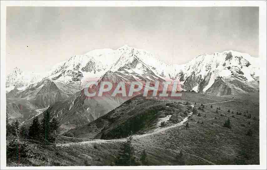 CPA Le Col d'Arbois et la Chaine du Mt Blanc 