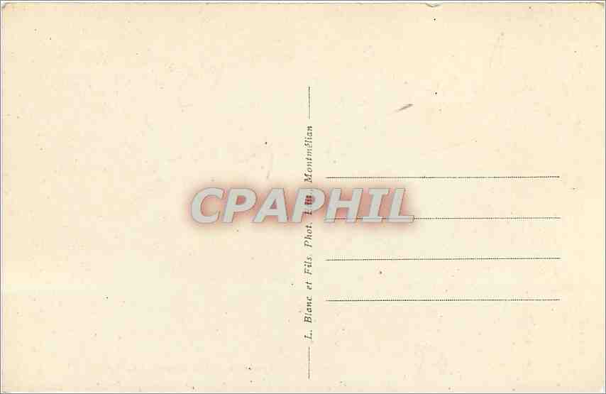 CPA Chambery La Prefecture La Tour des Archives et le Nivolet  — Rückseite