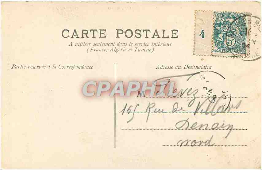 CPA Environs de Modane Savoie Monolithe de Sardieres  — Rückseite
