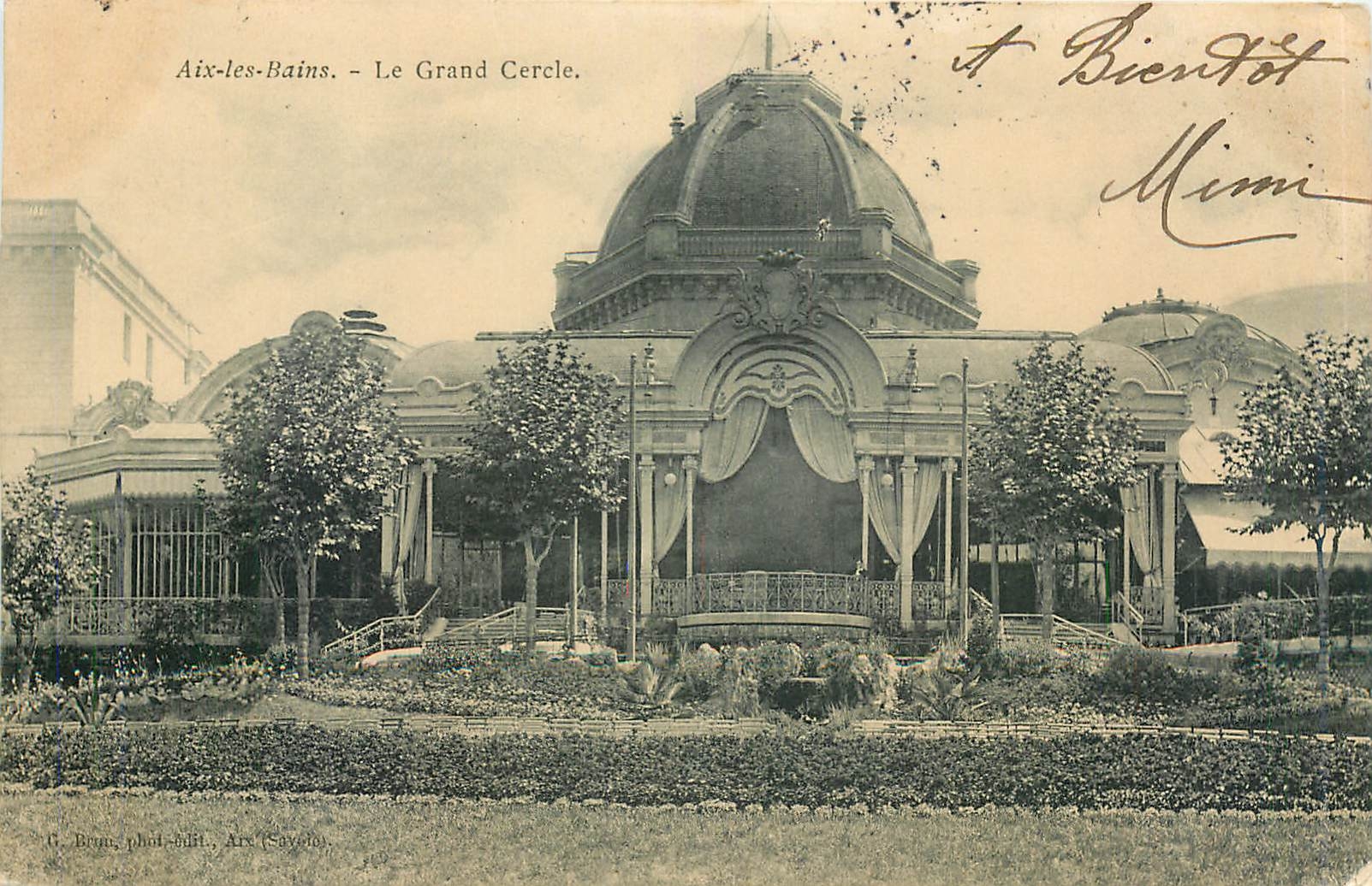 CPA Aix les Bains Le Grand Cercle 