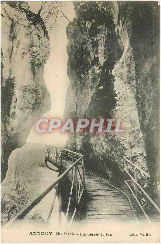 CPA Annecy Hte Savoie Les Gorges du Fier 