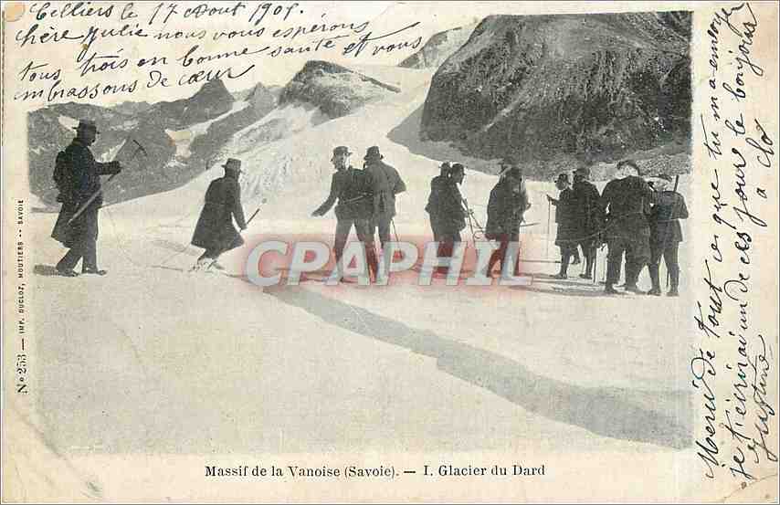CPA Massif de la Vanoise Savoie I Glacier du Dard 