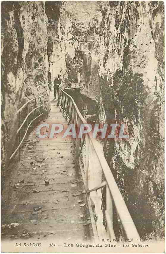 CPA La Savoie Les Gorges du Fier Les Galeries 