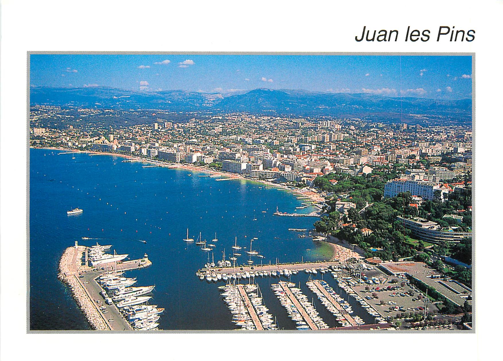 CPM Juan les Pins Alpes Mar Vue aerienne 