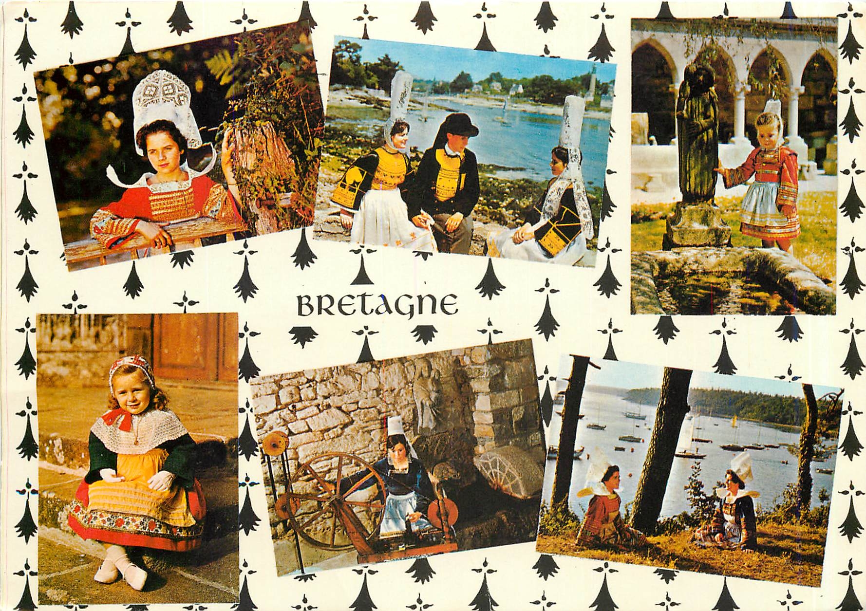 CPM Bretagne Brez Vieilles Pierres et Folklore 