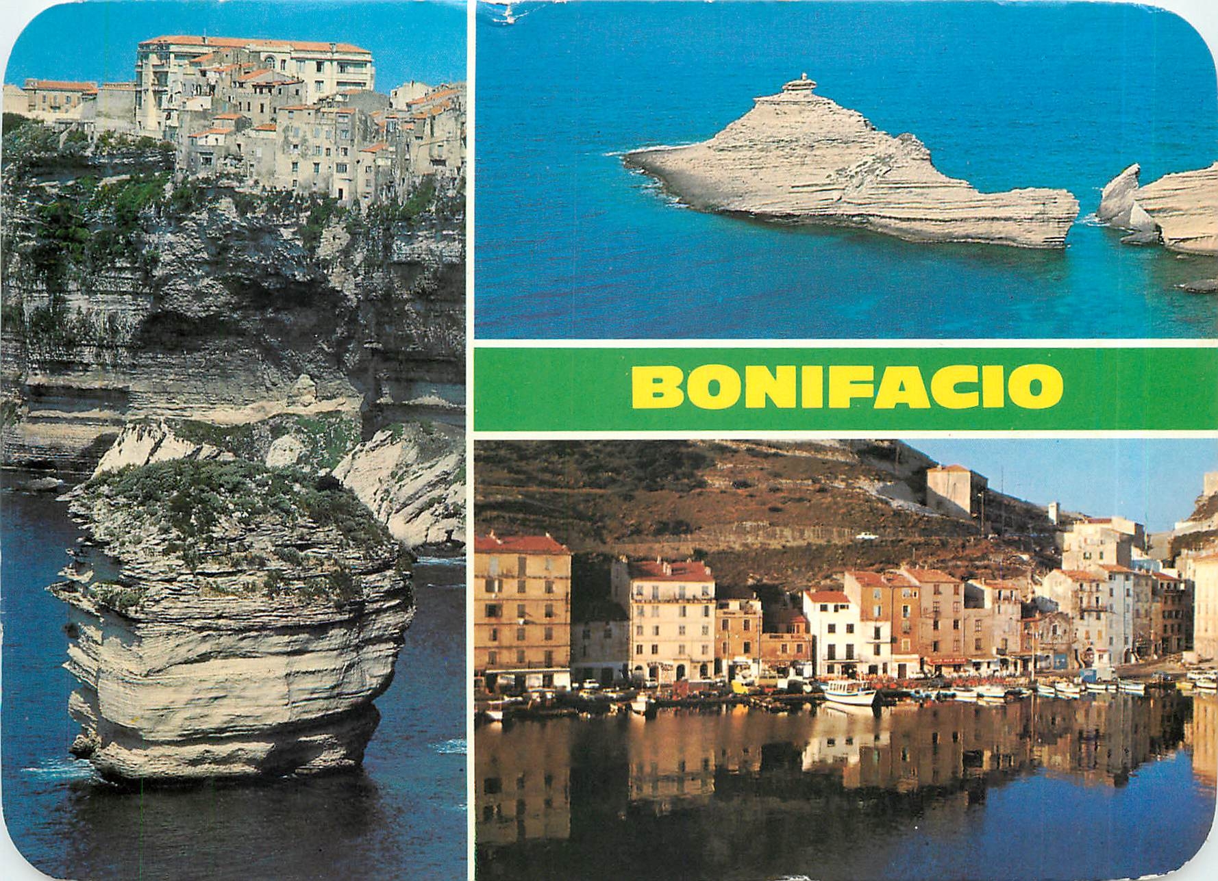 CPM Panorama de la Corse Bonifacio Le quartier de la marine 
