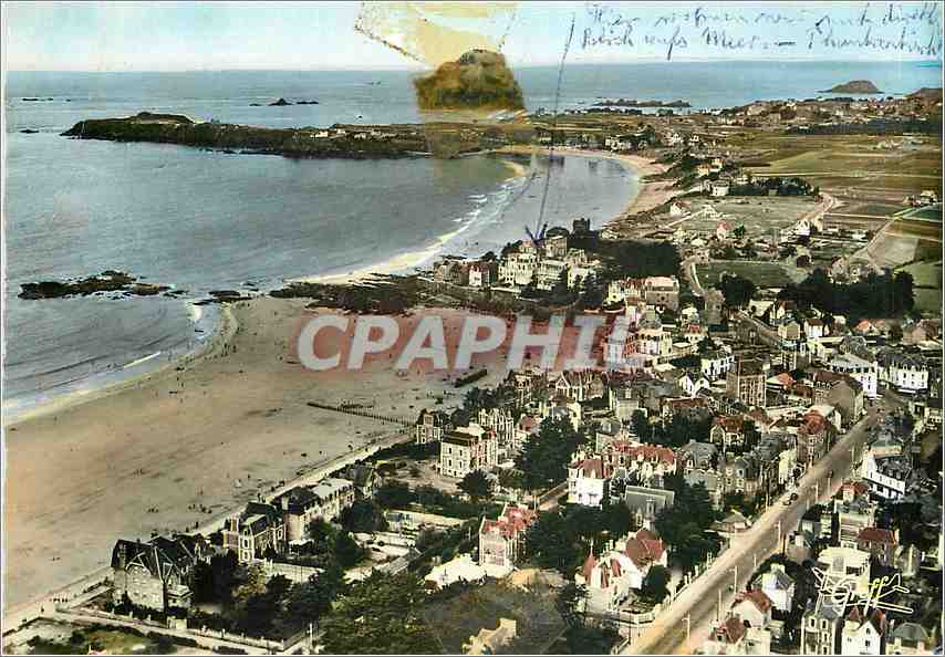 CPM Parame Ille et Vilaine Vue aerienne La Plage et la Pointe de la Varde 