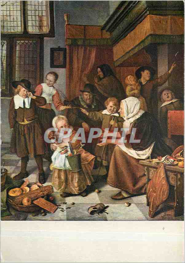 CPM Rijksmuseum Amsterdam Jan Havicksz Steen La Saint Nicolas 