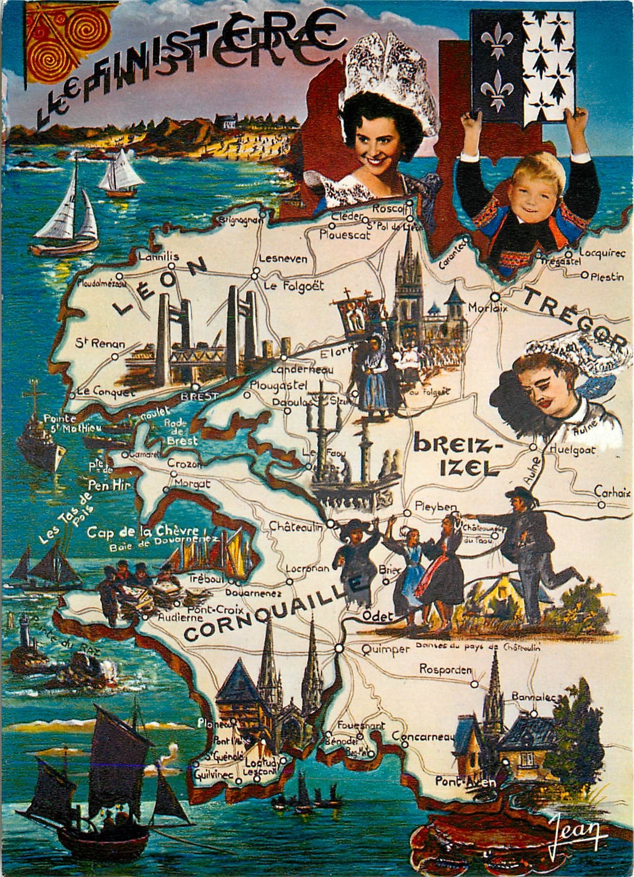 CPA La Bretagne Le Finistere 