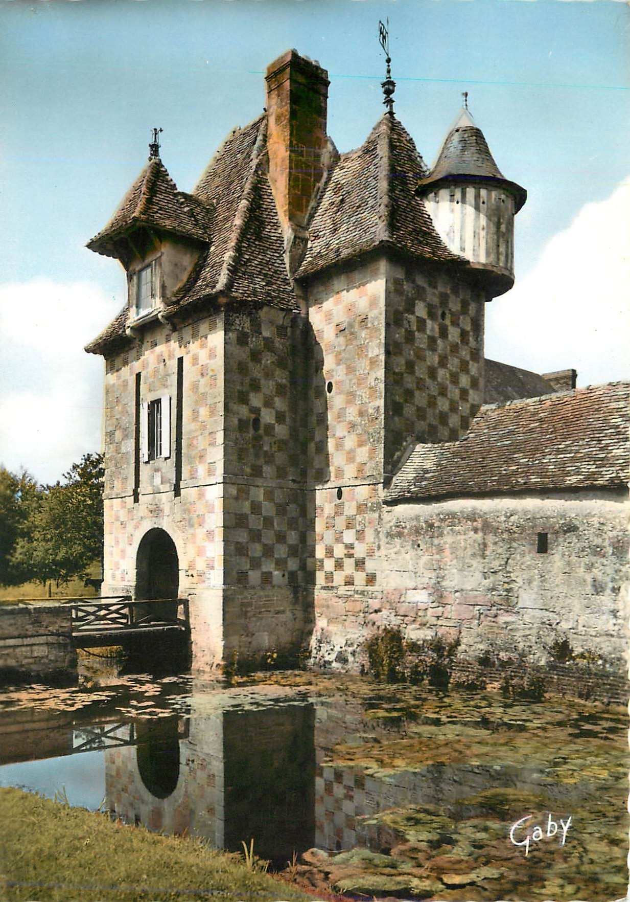 CPA Manoir Normand Poterne du Manoir du Bois 
