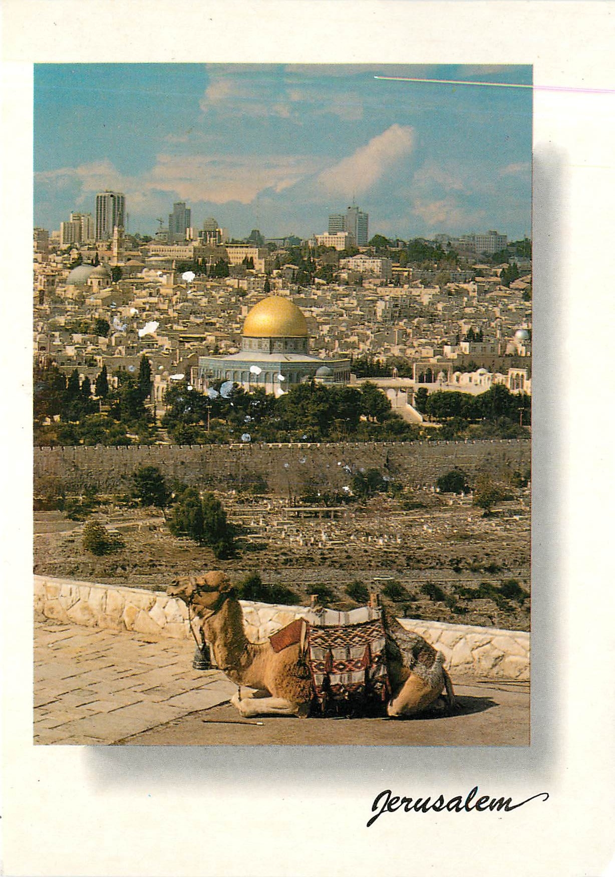 CPM Jerusalem the Old City viewed from the Mt of Olives 