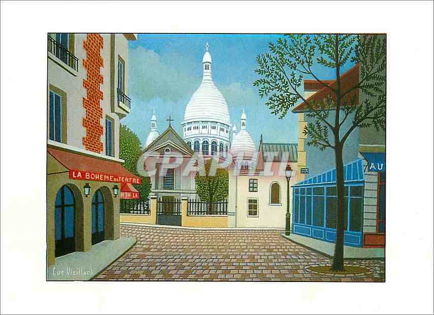 CPM Montmartre Paris Sacre Cœur