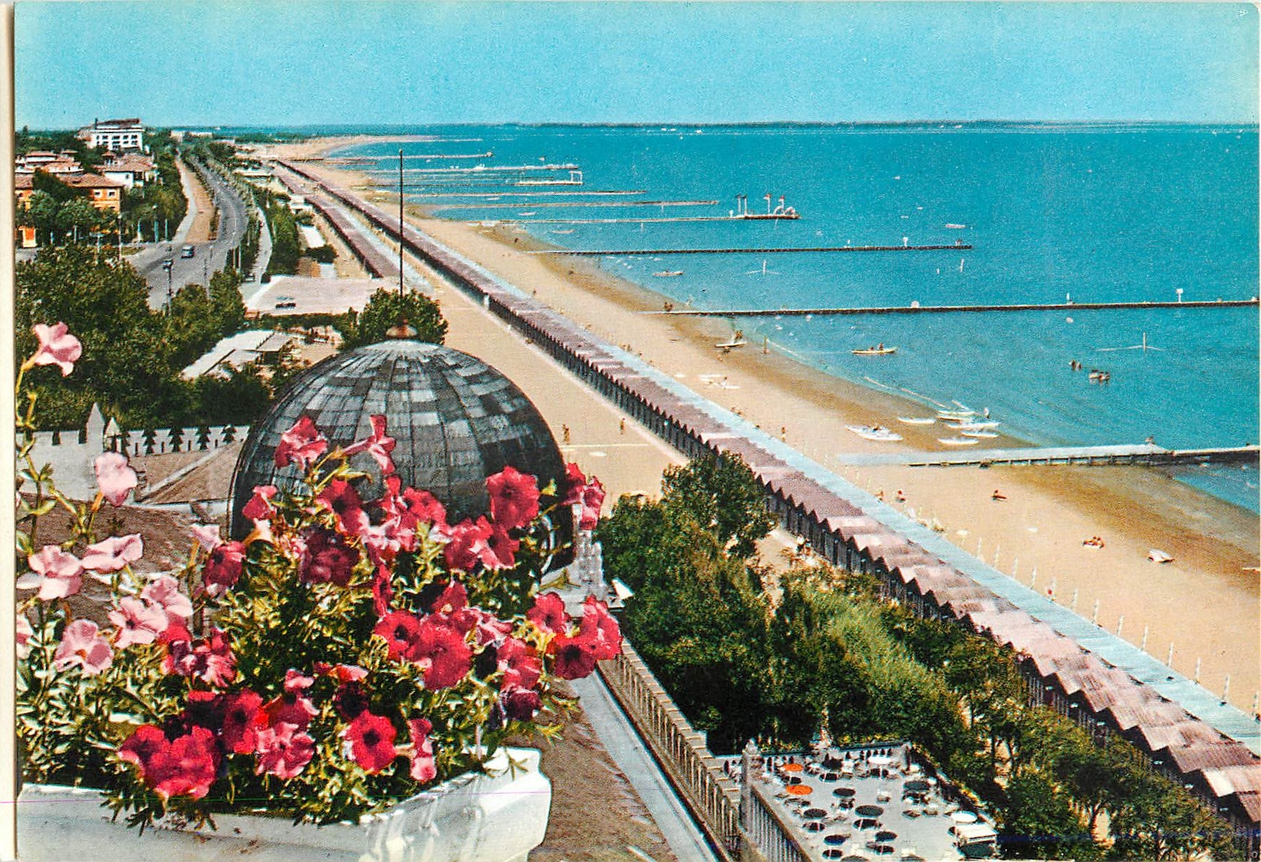 CPM Venezia Lido La Plage des l'Hotel Execelsior 