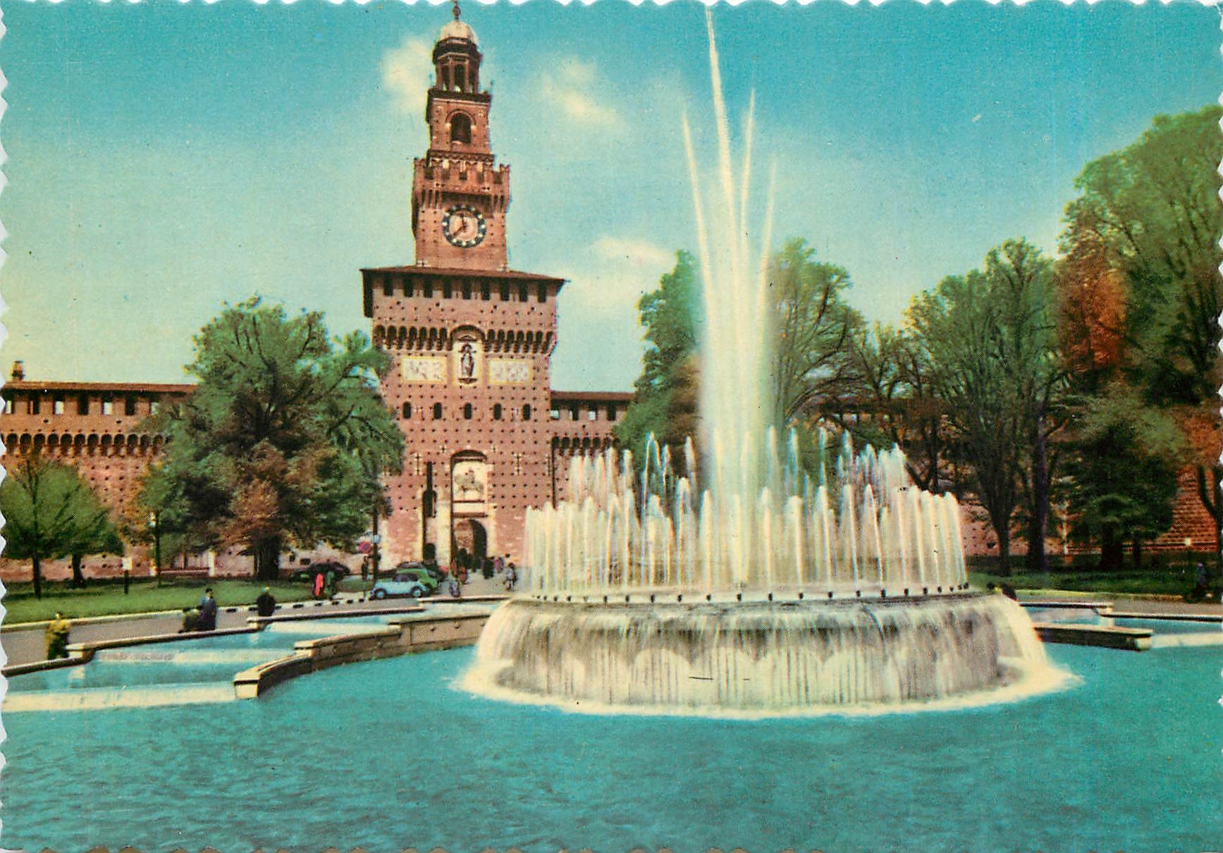 CPM Milano Chateau des Sforza 