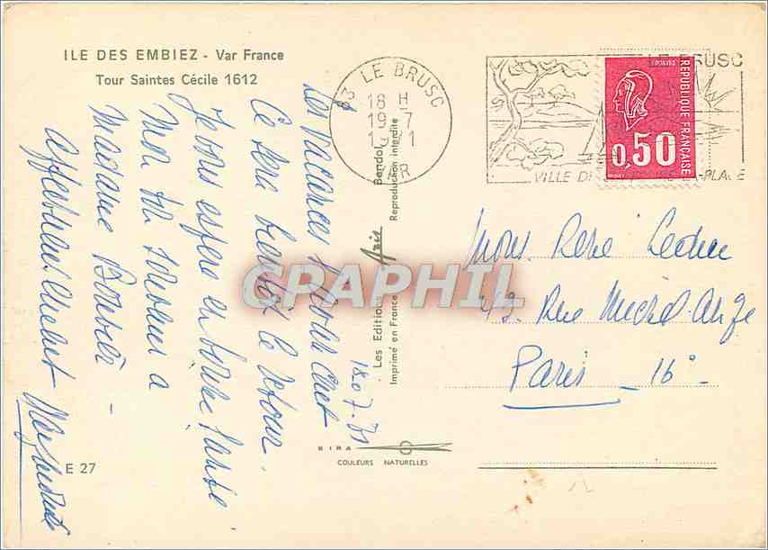 Tour Sainte-Cécile — Ile des Embiez, Var — Les Éditions de France — Reverso