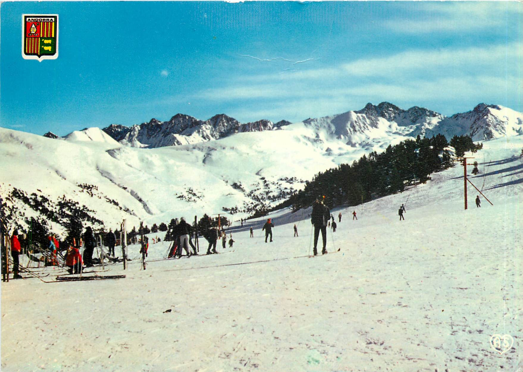 CPA Valls d'Andorra Soldeu Les pistes de grandes competitions 