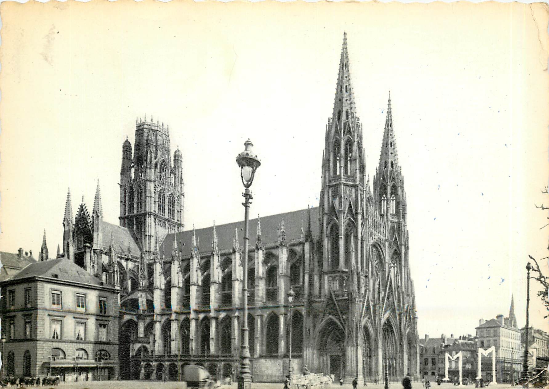 CPA Rouen La Ville Musee L'Eglise Saint Ouen 
