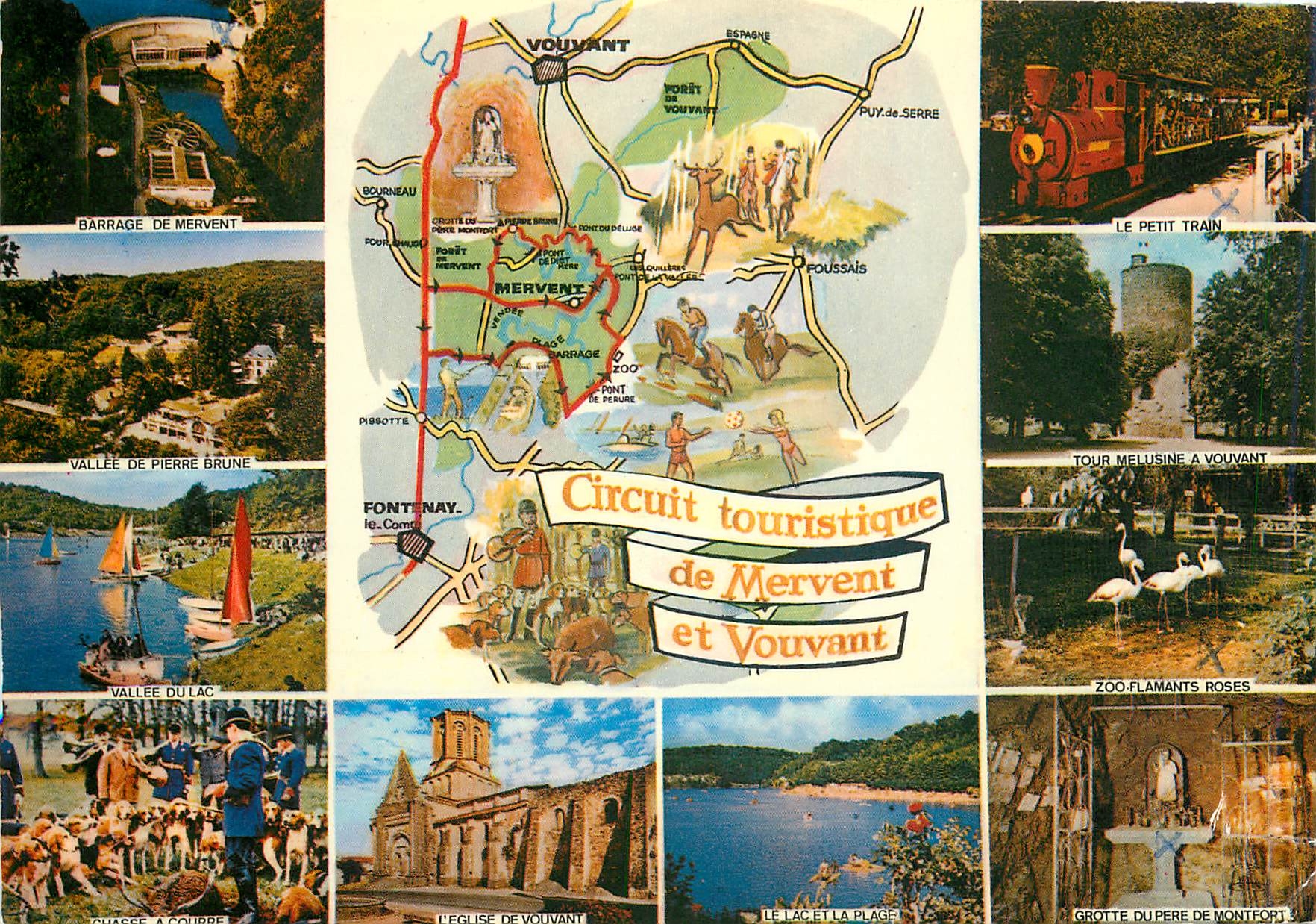 CPA Circuit Touristique de Mervent et Vouvant 