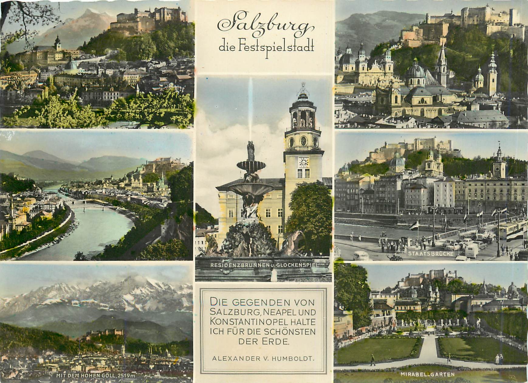 CPA Salzburg die Festspielstadt 