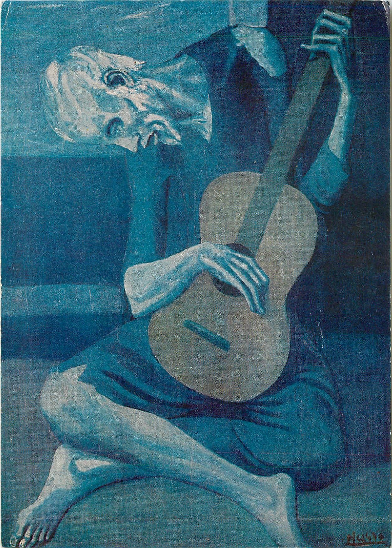 CPM Picasso Vieux Joueur de Guitare 