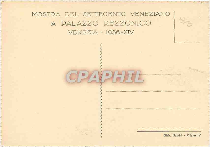 CPM GD Tiepolo Minuetto in Villa  — Rückseite